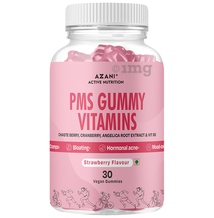 Azani Active Nutrition PMS Vitamins Gummies Strawberry