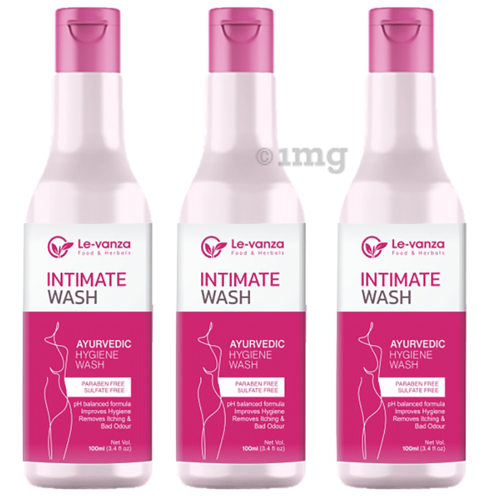 Le-vanza Food and Herbals Intimate Wash (100ml Each)
