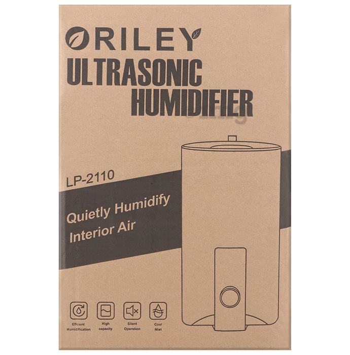 Oriley 2110 Ultrasonic Cool Mist Humidifier With Remote Control and Digital LED Display  Green