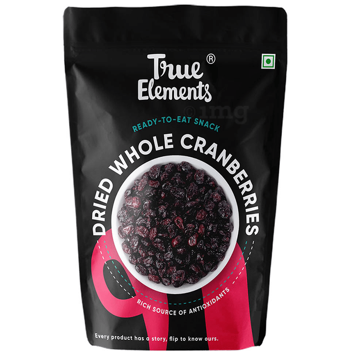 True Elements Dried Whole Cranberries | Rich in Antioxidants