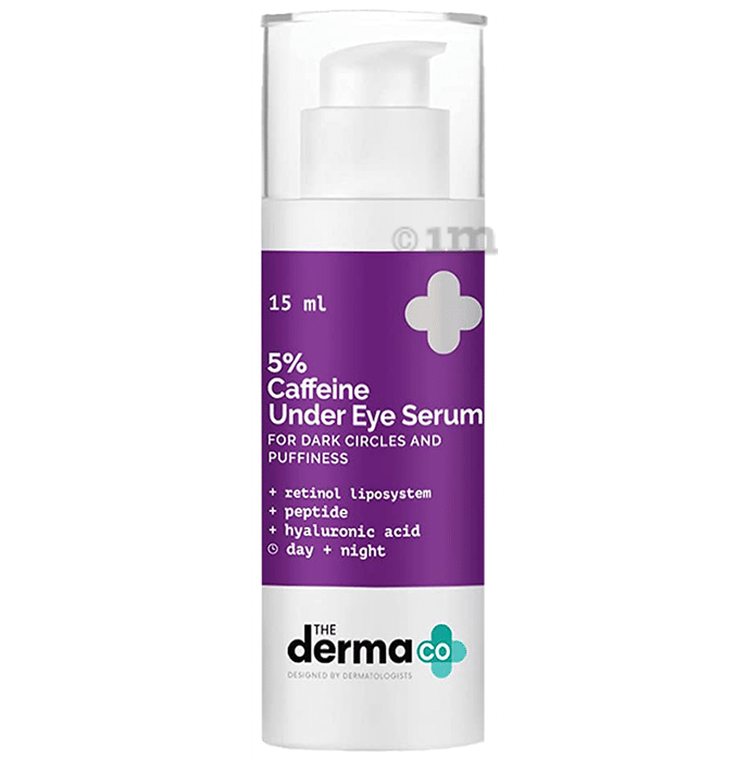 The Derma Co 5% Caffeine Undereye Serum | For Dark Circles & Puffiness