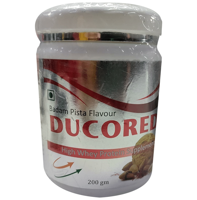 Ducored High Whey Protein Supplement Powder Badam Pista