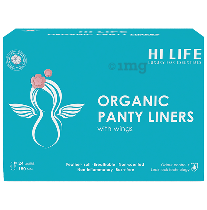 Hi Life Organic Panty Liners with Wings