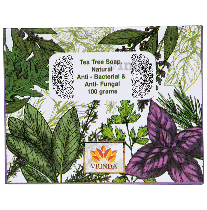 Vrinda Tea Tree Natural Anti-Bacterial & Anti-Fungal Soap