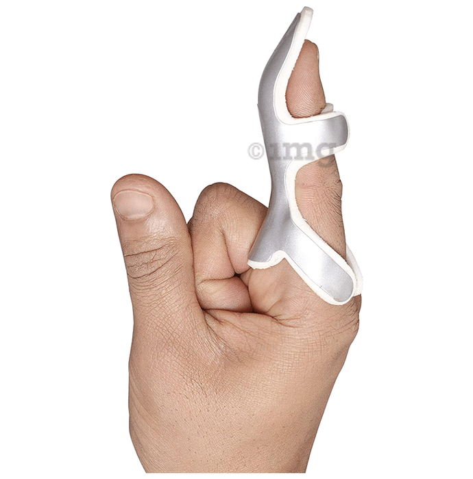 Fidelis Healthcare Finger Frog Splint XXL Silver