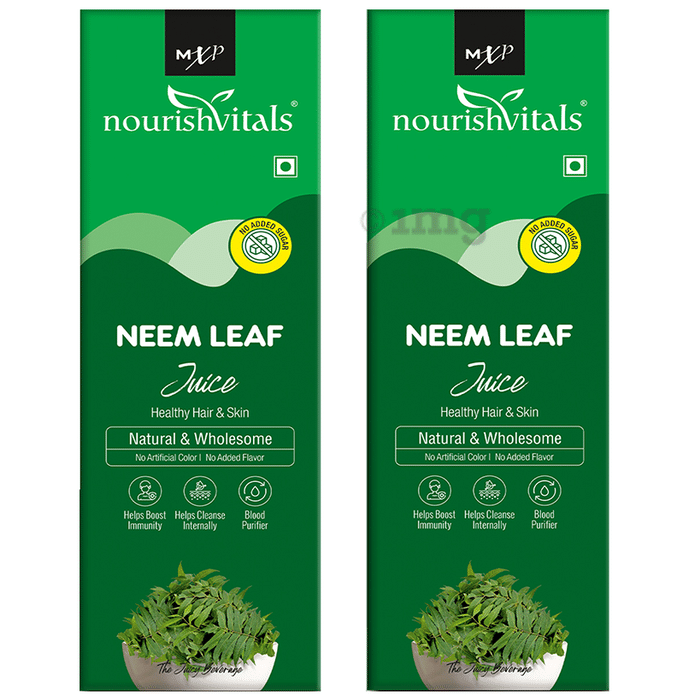 NourishVitals Neem Leaf Juice (500ml Each)