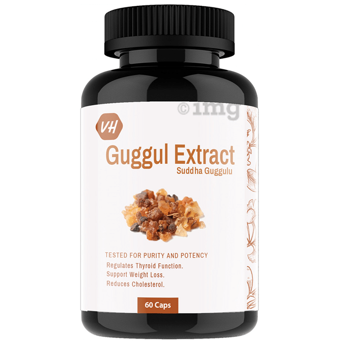 Vitaminhaat Guggul Extract Suddha Guggulu Capsule