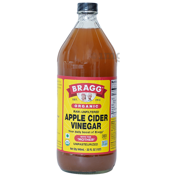 Bragg Organic Apple Cider Vinegar ACV with the Mother | Raw & Unfiltered
