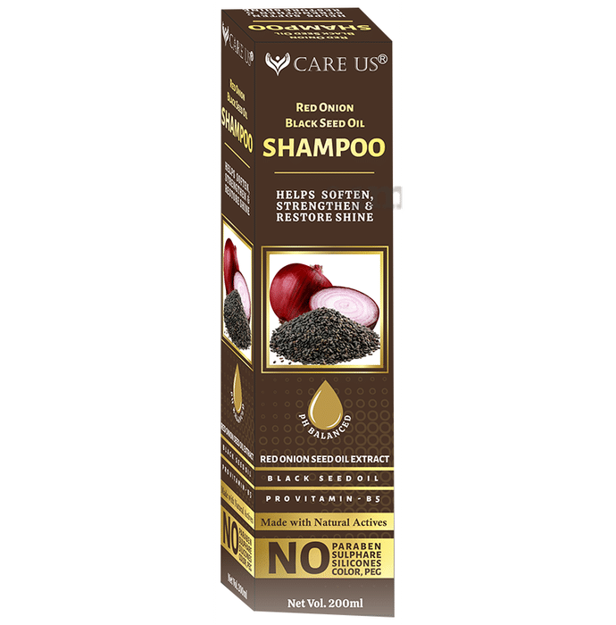 Care US Red Onion Black Seed Oil Shampoo