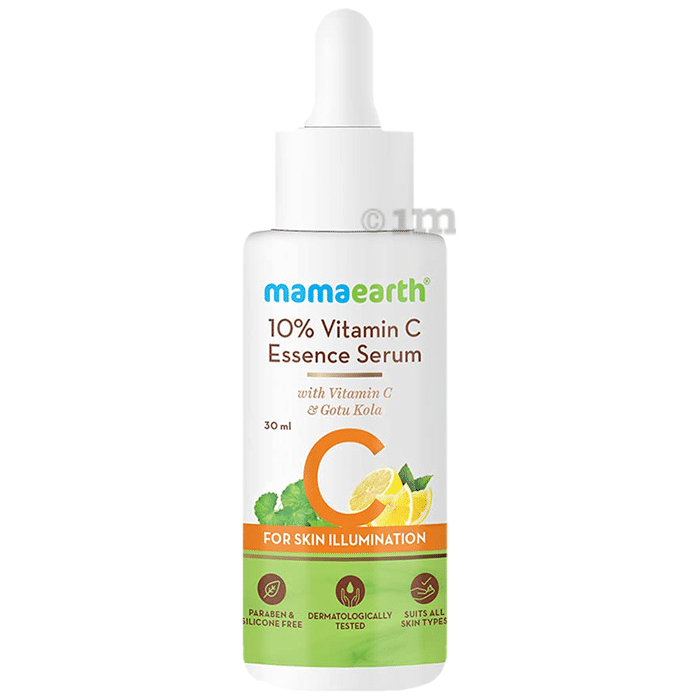 Mamaearth 10% Vitamin C Essence Serum | Paraben-Free | For All Skin Types