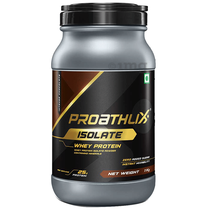 Proathlix Isolate Whey Protein Powder Intense Chocolate