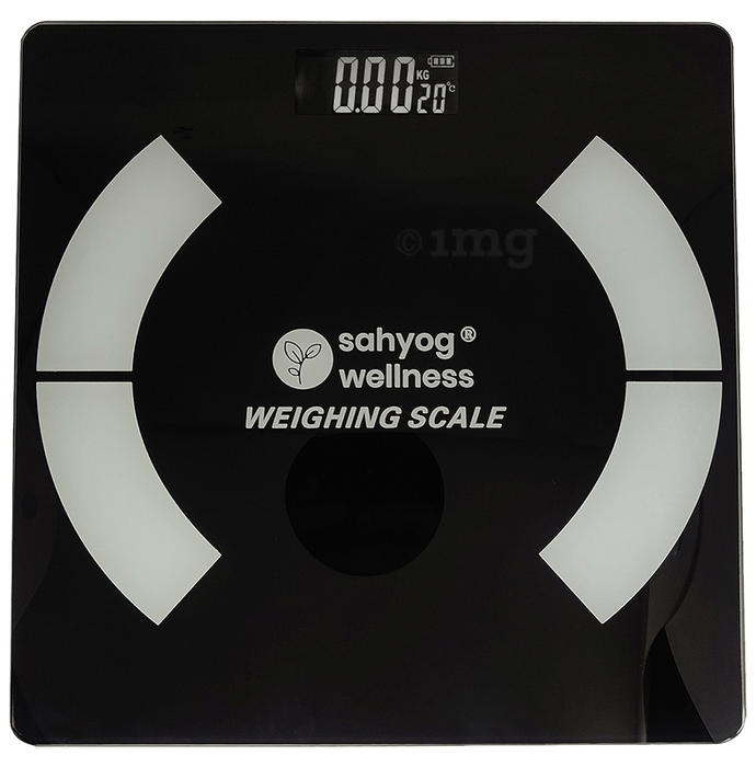 Sahyog Wellness Personal Digital Weighing Scale Black