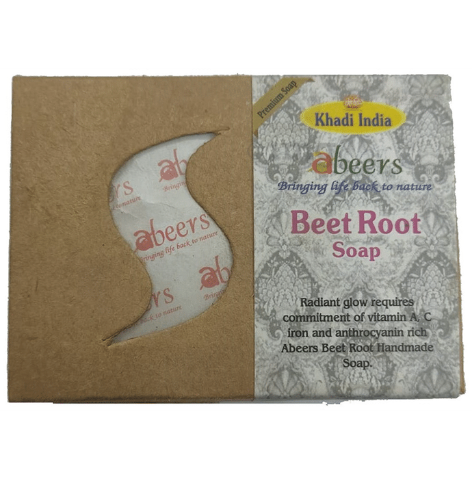 Khadi India Abeers Premium Beet Root Soap