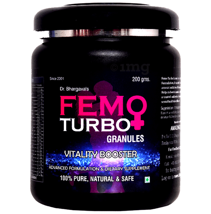 Dr.Bhargav’s Femo Turbo+ Granules (200gm Each) Jar