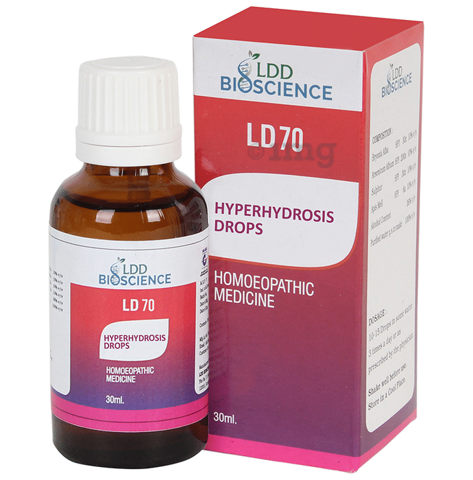 LDD Bioscience LD 70 Hyperhydrosis Drop