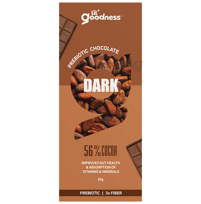 Lil Goodness Prebiotic Chocolate Dark 56% Cocoa