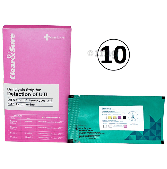 Clear & Sure Urinalysis Strip for Detection for UTI Antibody Test Kit