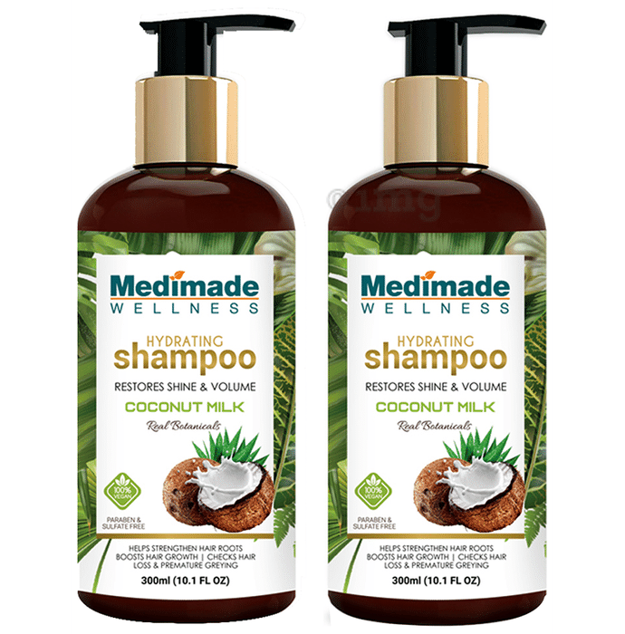 Medimade Wellness Coconut Milk Shampoo (300ml Each)