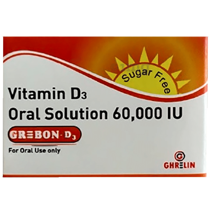 Grebon-D3 Oral Solution Sugar Free