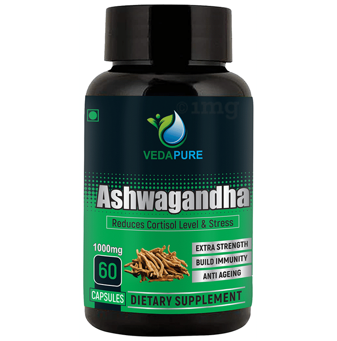 Vedapure Ashwagandha Anxiety & Stress Relief Capsule