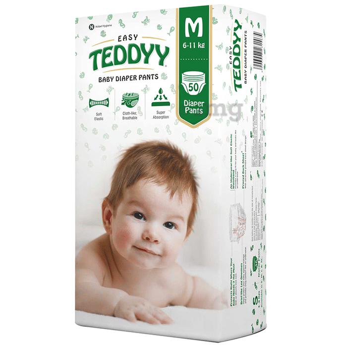 Plain Easy Teddyy Baby Diaper Pant, Packaging Size: Large at Rs 235/packet  in Indore