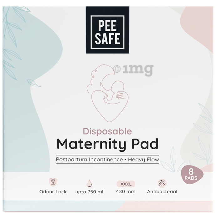 Pee Safe Disposable Maternity Pads Heavy Flow XXXL