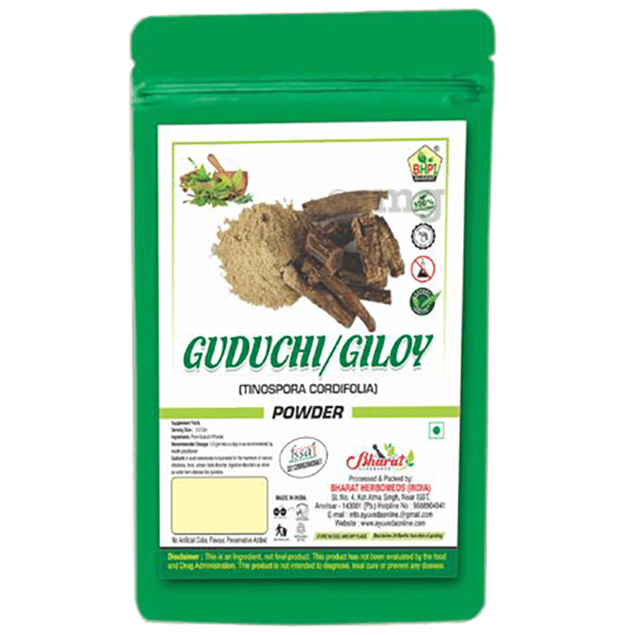 BHPI Bharat Guduchi/Giloy (Tinospora Cordifolia) Powder