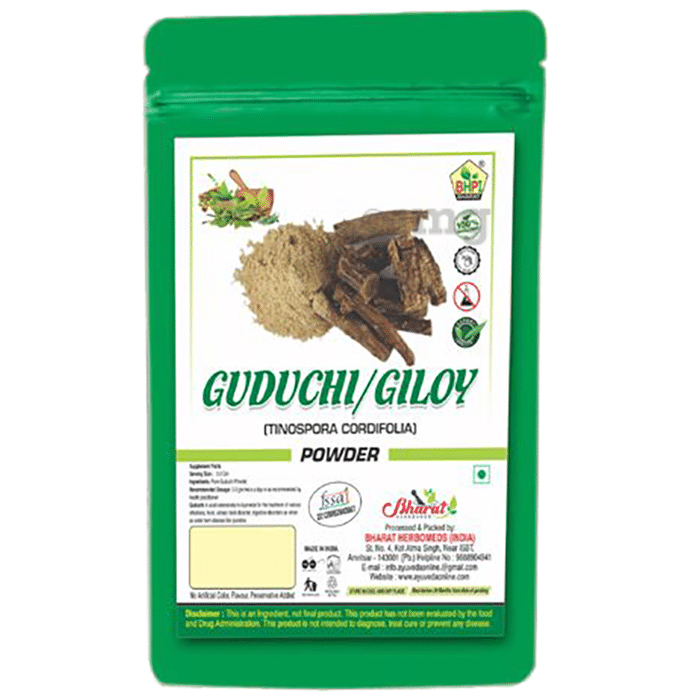 BHPI Bharat Guduchi/Giloy (Tinospora Cordifolia) Powder