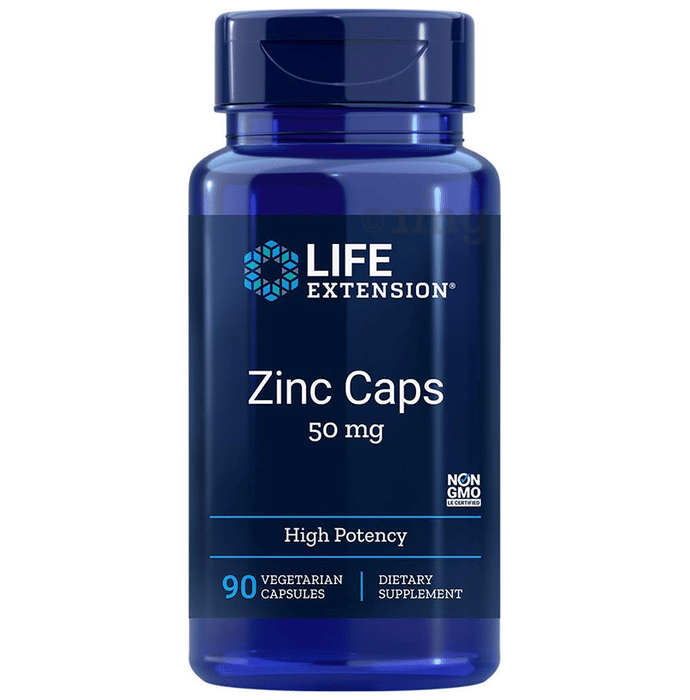 Life Extension Zinc Caps 50mg Vegetarian Capsule