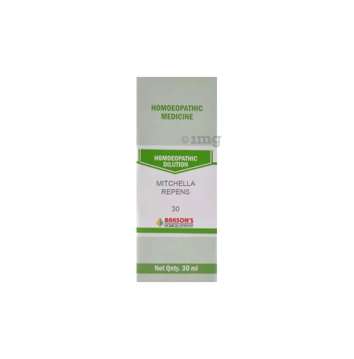 Bakson's Homeopathy Mitchella Repens Dilution 30