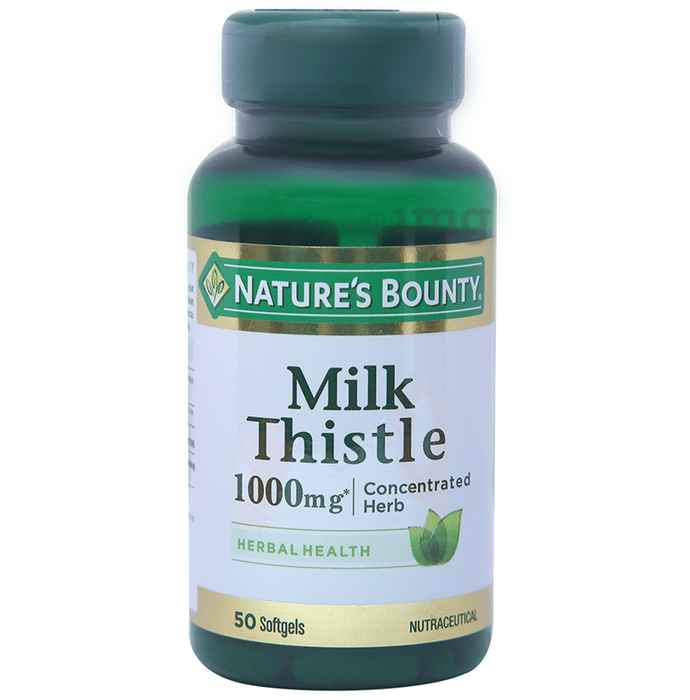 Nature's Bounty Milk Thistle 1000mg Softgel