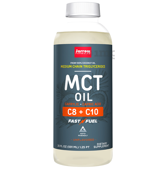 Jarrow Formulas MCT Oil with Caprylic + Capric Acid | Keto-Friendly