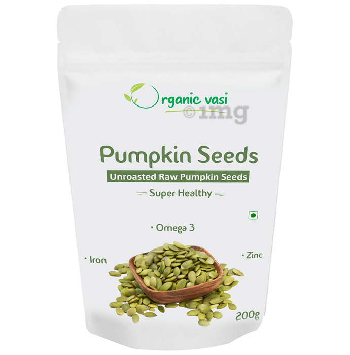 Organic Vasi Unroasted Raw Pumpkin Seeds
