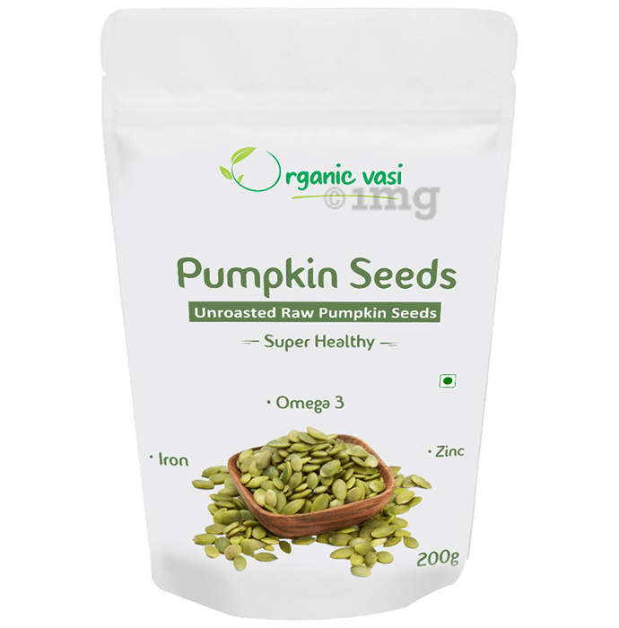 Organic Vasi Unroasted Raw Pumpkin Seeds