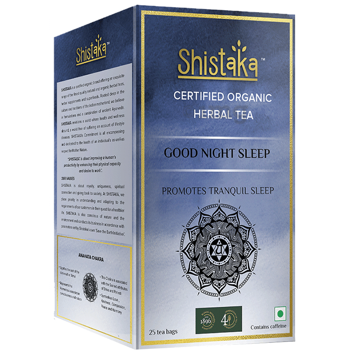 Shistaka Organic Herbal Tea Bag (1.8gm Each) Good Night Sleep