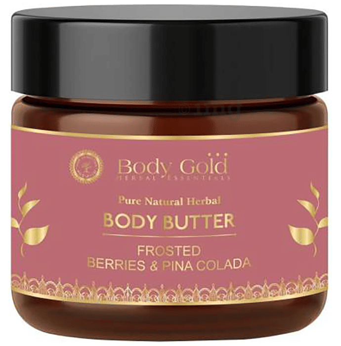 Body Gold Body Butter Frosted Berries & Pina Colada Buy jar of 100.0