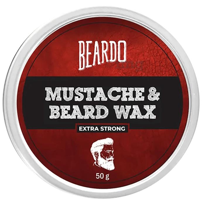 Beardo Mustache & Beard Wax Extra Strong: Buy jar of 50 gm Wax at best price in India | 1mg Beardo Mustache & Beard Wax Extra Strong: Buy jar of 50 gm Wax at best price in India | 1mg
