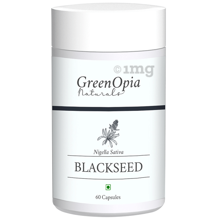 GreenOpia Naturals Black Seed Oil 500mg Vegan Capsule