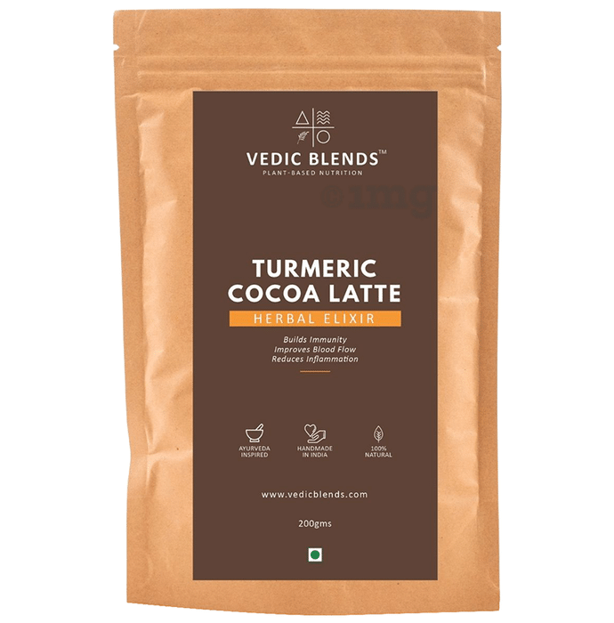 Vedic Blends Turmeric Cocoa Latte Herbal Elixir