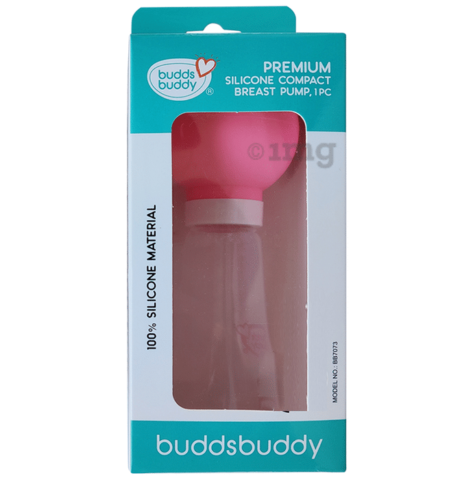Buddsbuddy Silicone Compact  Breast Pump Pink