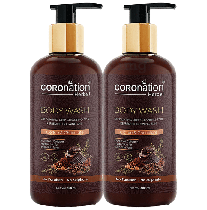 Coronation Herbal Coffee and Chocolate Body Wash (300ml Each)