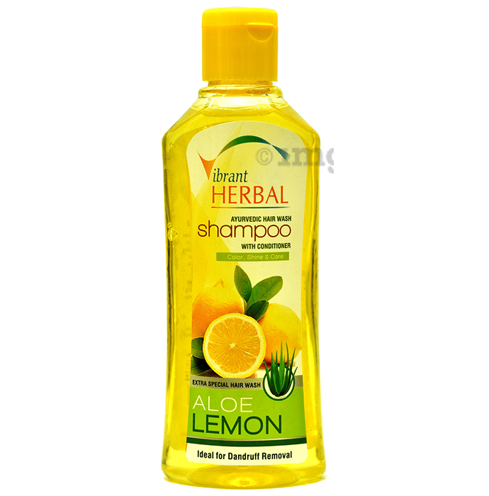 Vibrant Herbal Shampoo with Conditioner Aloe Lemon