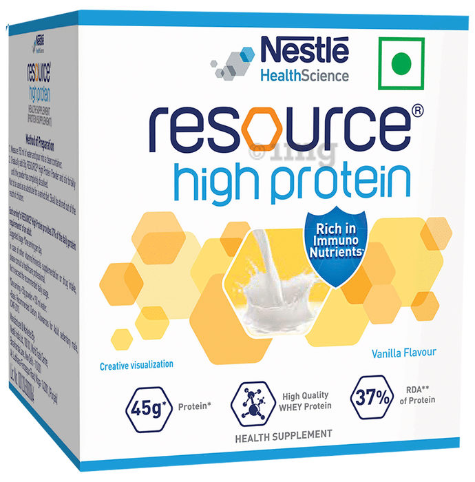 Nestle Resource High Protein Sachet (50gm Each) Vanilla