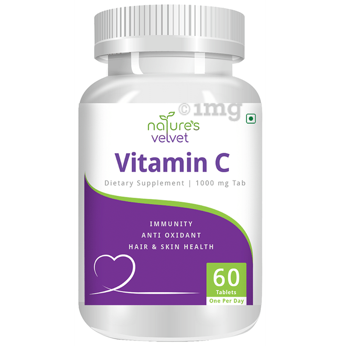 Nature's Velvet Vitamin C 1000mg Tablet