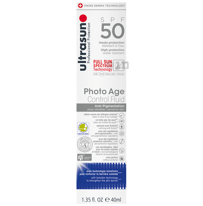 Ultrasun Photo Age Control Fluid Sunscreen SPF 50 Anti Pigmentation