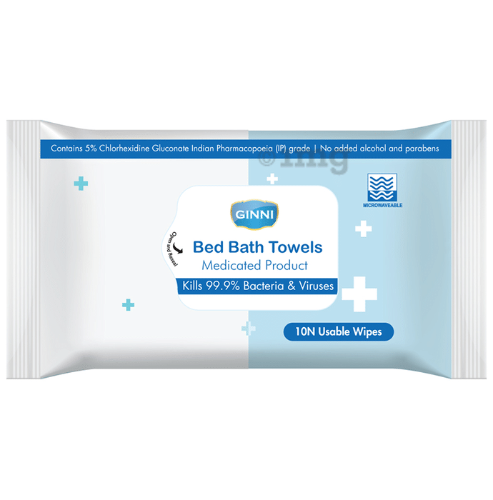 Ginni Bed Bath Towels Usable Wipes