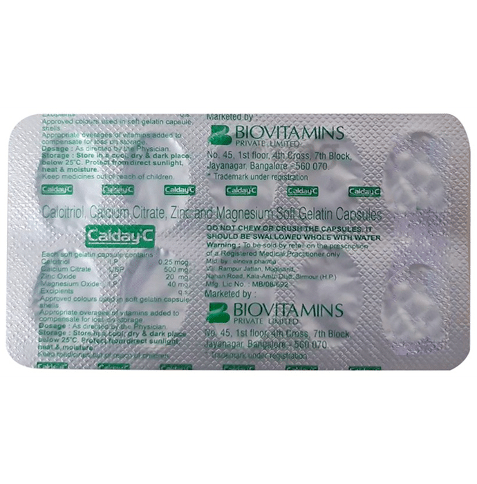 Calday C Soft Gelatin Capsule