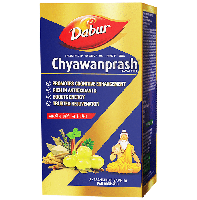 Dabur Sharangdhar Samhita Chyawanprash | 3X Immunity Action | Builds Strength, Stamina & Overall Health