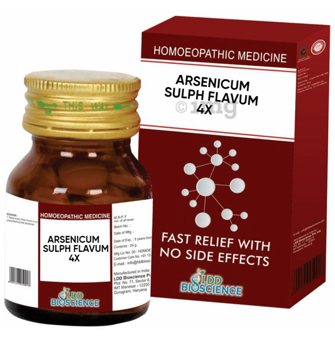 LDD Bioscience Arsenicum Sulph Flavum 4X