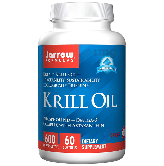 Jarrow Formulas Krill Oil Omega 3 Soft Gelatin Capsule